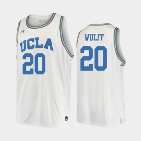 UCLA Bruins UCLA Bruins Isaac Wulff White 2019-20 Replica College Basketball Jersey