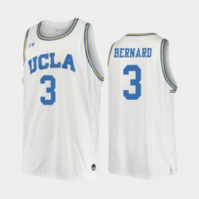 UCLA Bruins UCLA Bruins Jules Bernard White 2019-20 Replica College Basketball Jersey