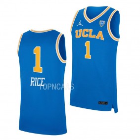 UCLA Bruins Women's Basketball Kiki Rice #1 Blue Jersey