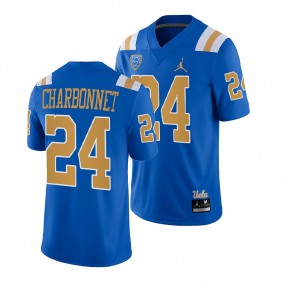 UCLA Bruins Zach Charbonnet College Football Jersey #24 Blue Uniform